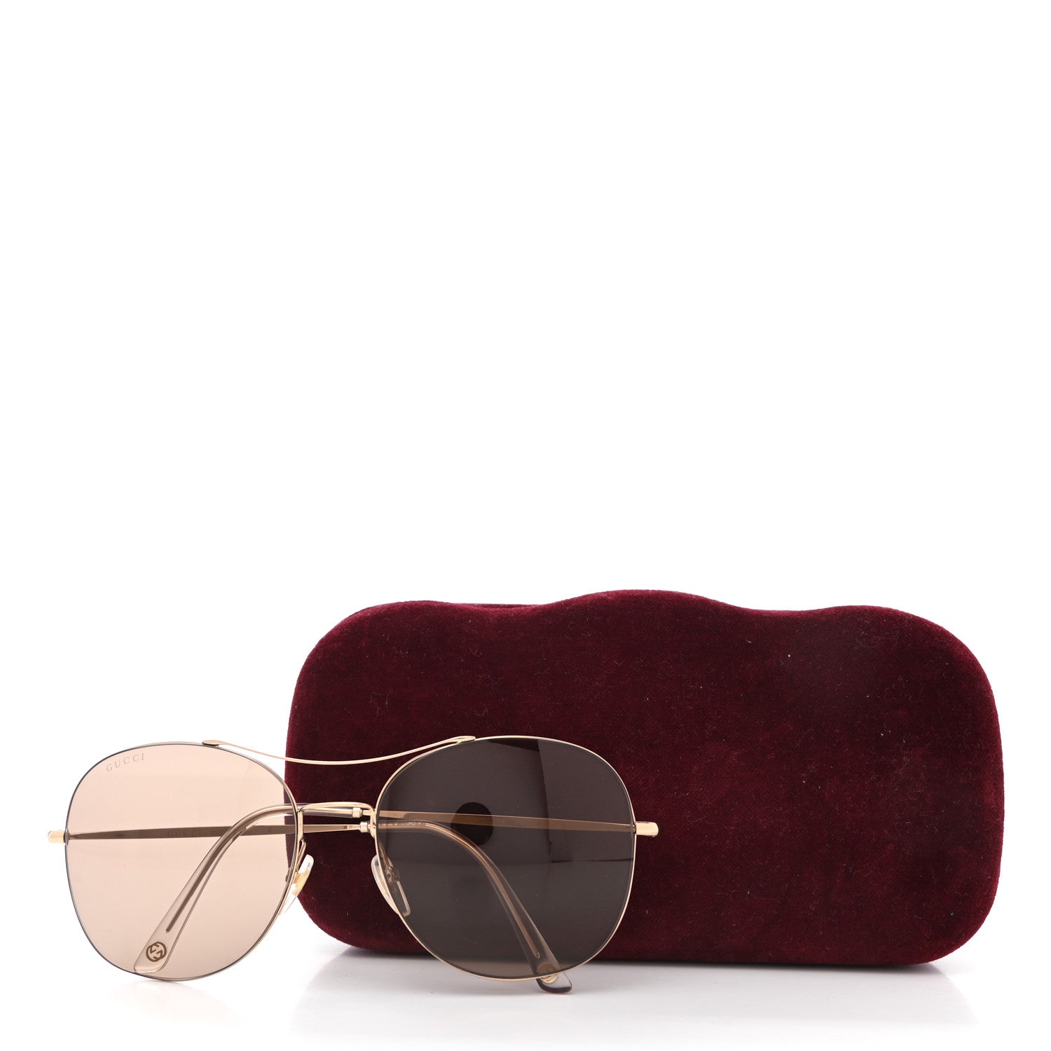 Gucci Aviator GG0501S Sunglasses Gold 8 of 8