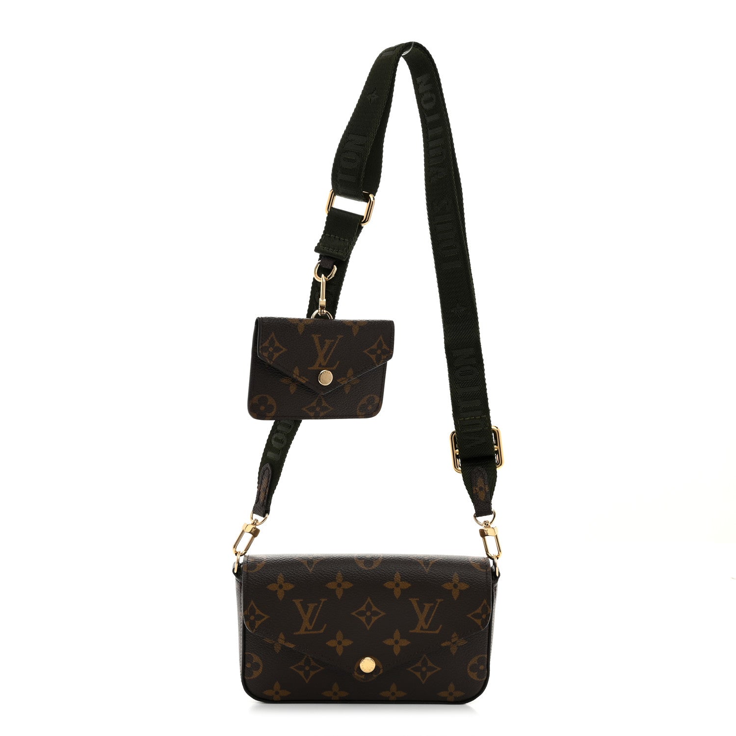 Louis Vuitton Monogram Felicie Strap & Go Kaki 1 of 10