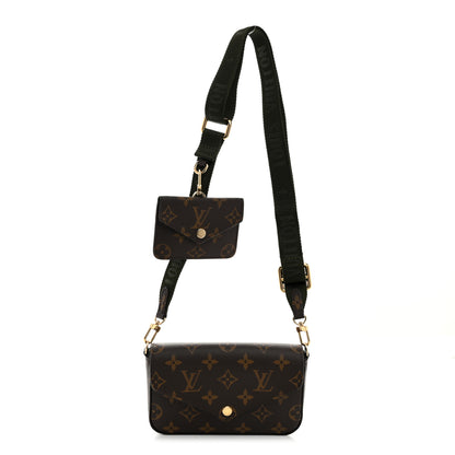 Louis Vuitton Monogram Felicie Strap & Go Kaki 1 of 10