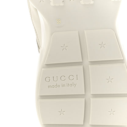 Gucci Calfskin Logo Womens Rhyton Sneakers 39 Ivory 6 of 9