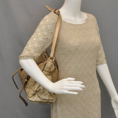 Mulberry Grainy Leather Alexa Satchel Metallic 2 of 8