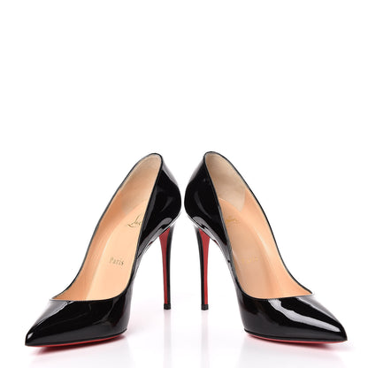 Christian Louboutin Patent Pigalle Follies 100 Pumps 36 Black 6 of 13
