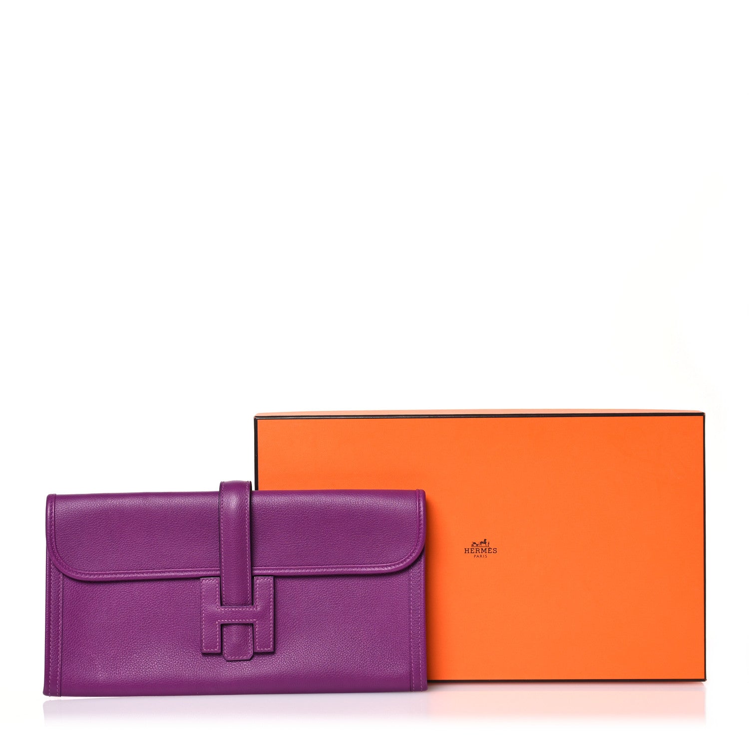 Hermes Evercolor Jige Elan 29 Clutch Anemone 11 of 11