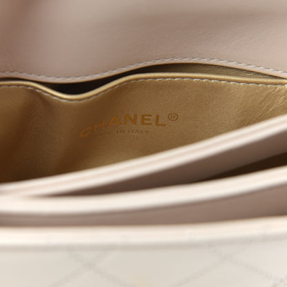 Chanel Lambskin Quilted Mini Trendy Spirit Top Handle Flap Beige 6 of 11
