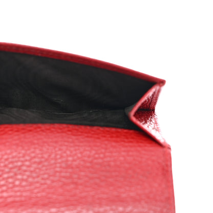 Gucci Dollar Calfskin GG Marmont Wallet Hibiscus Red 6 of 13