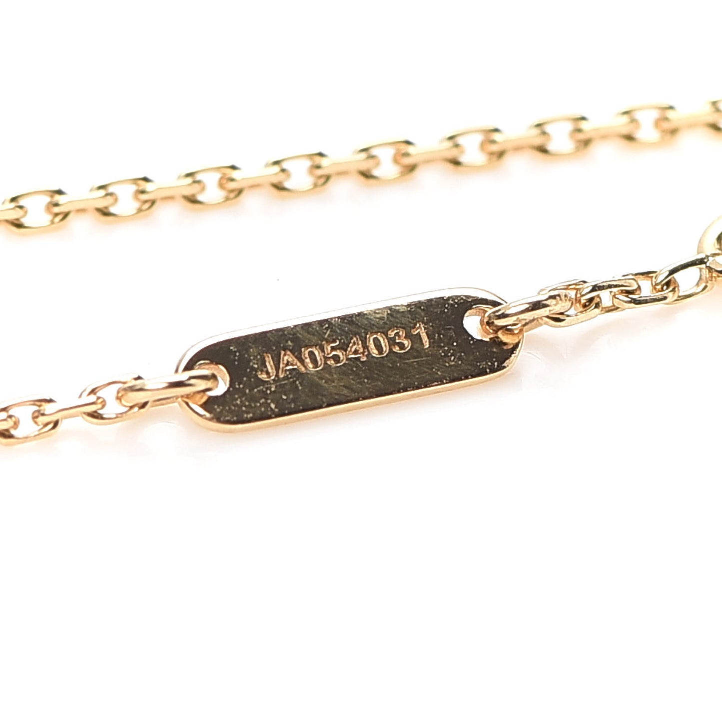 18K Yellow Gold Mother of Pearl Sweet Alhambra Bracelet