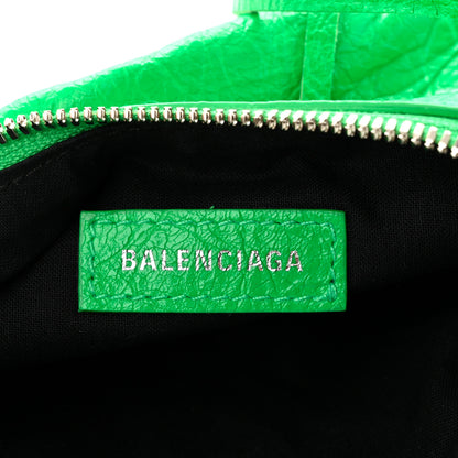 Balenciaga Agneau Arena Le Cagole Shoulder Bag XS Vivid Green 7 of 11