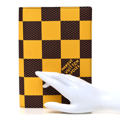 Louis Vuitton Damier Pop Auguste Notebook Cover Yellow 2 of 7