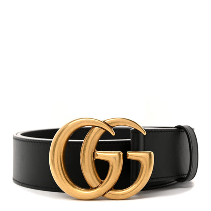 Gucci Calfskin Double G 40mm Belt 95 38 Black 1 of 7
