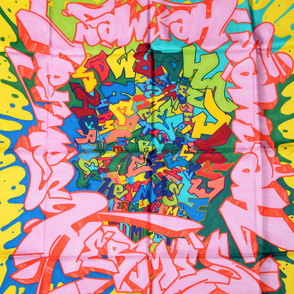 Hermes Silk Graff Graffiti Scarf 90 1 of 5