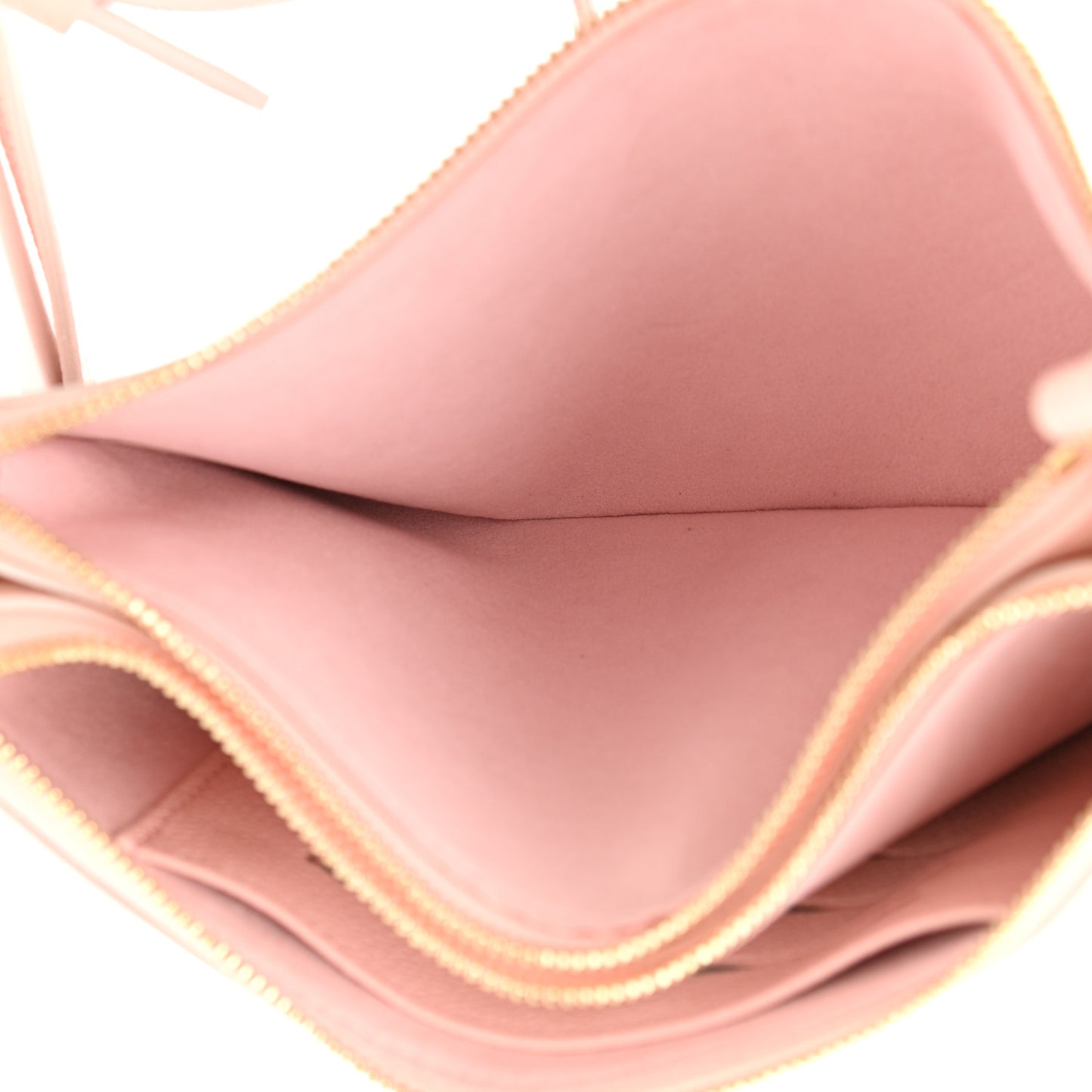 Empreinte Monogram Double Zip Pochette Rose