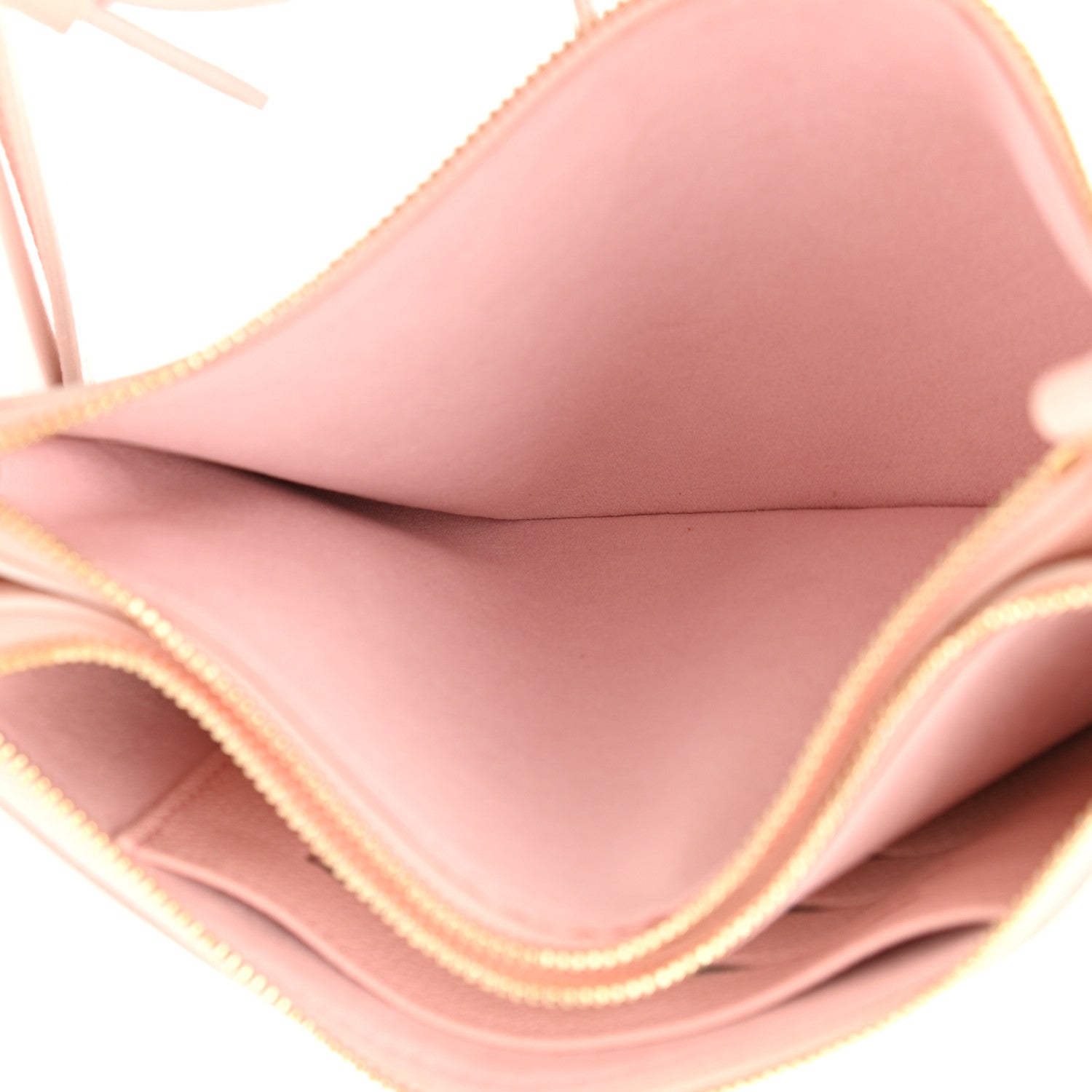 Louis Vuitton Empreinte Monogram Double Zip Pochette Rose 5 of 11