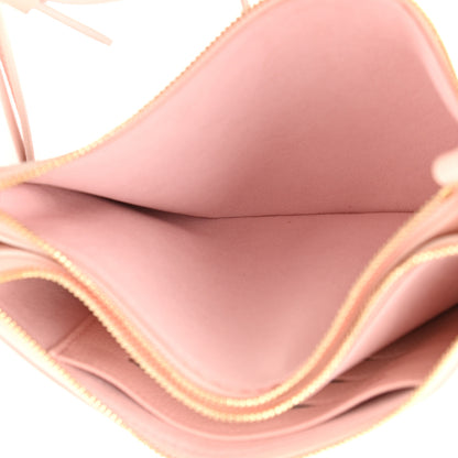 Louis Vuitton Empreinte Monogram Double Zip Pochette Rose 5 of 11