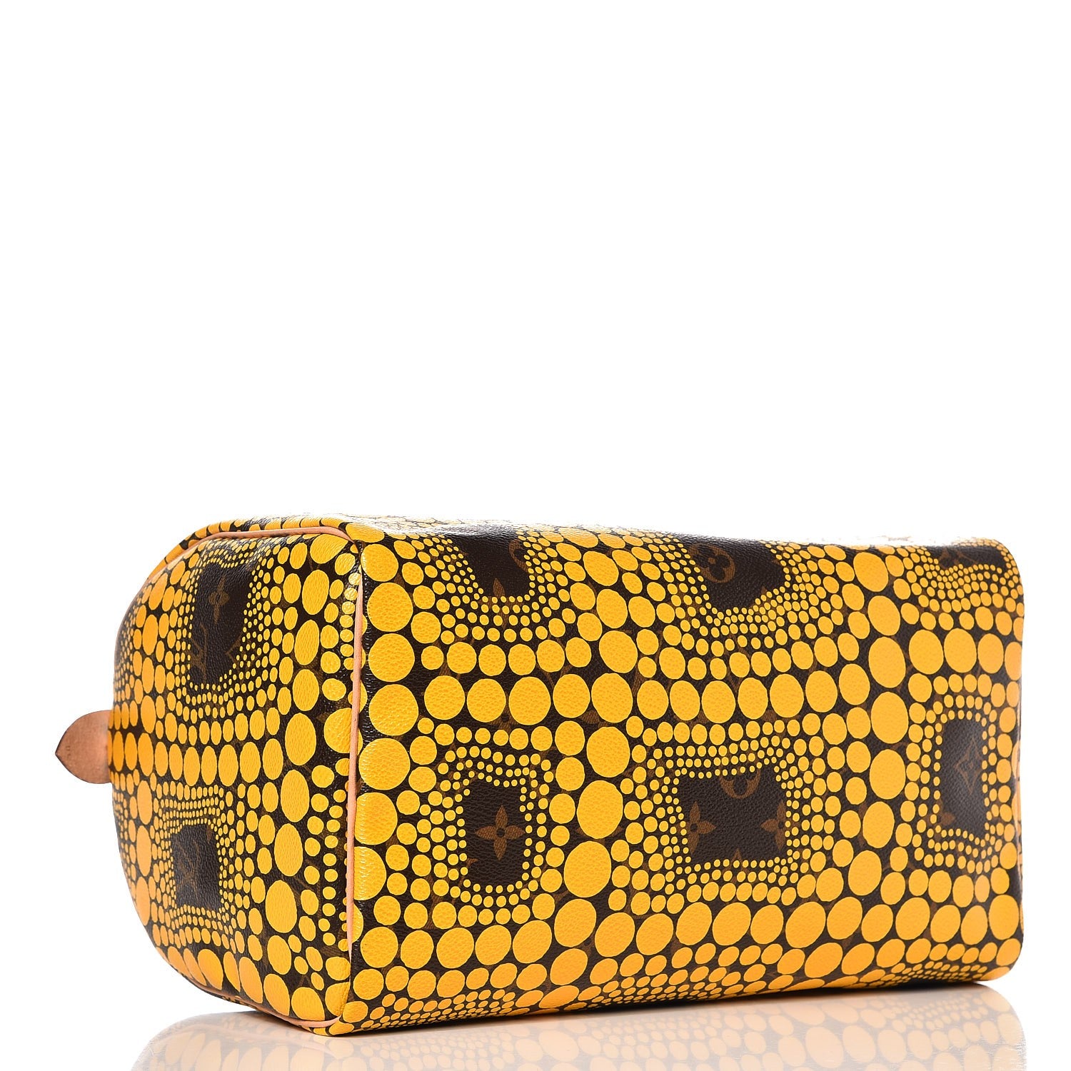 Louis Vuitton Monogram Kusama Town Speedy 30 Yellow 4 of 12