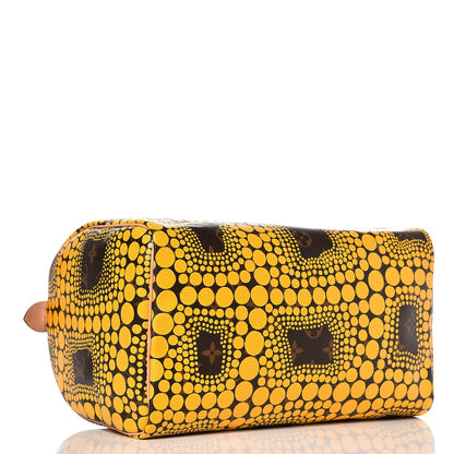 Louis Vuitton Monogram Kusama Town Speedy 30 Yellow 4 of 12