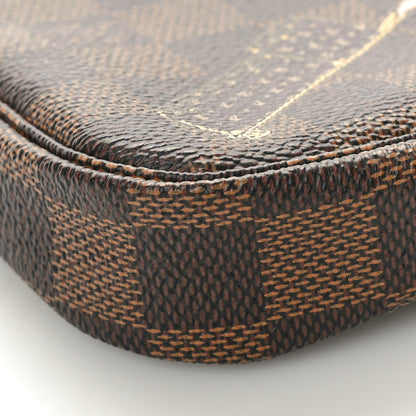 Louis Vuitton Damier Ebene Illustre Mini Pochette Accessories Violet 9 of 10