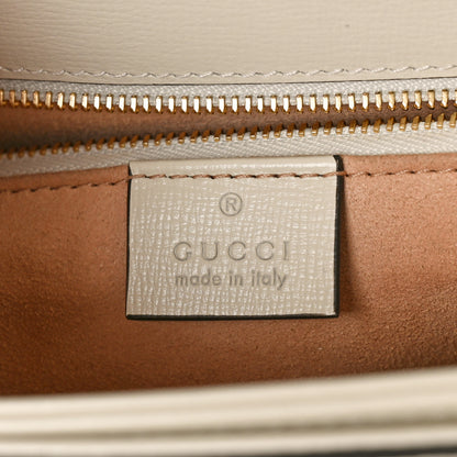 Gucci GG Supreme Monogram Horsebit 1955 Shoulder Bag Beige Mystic White 6 of 9