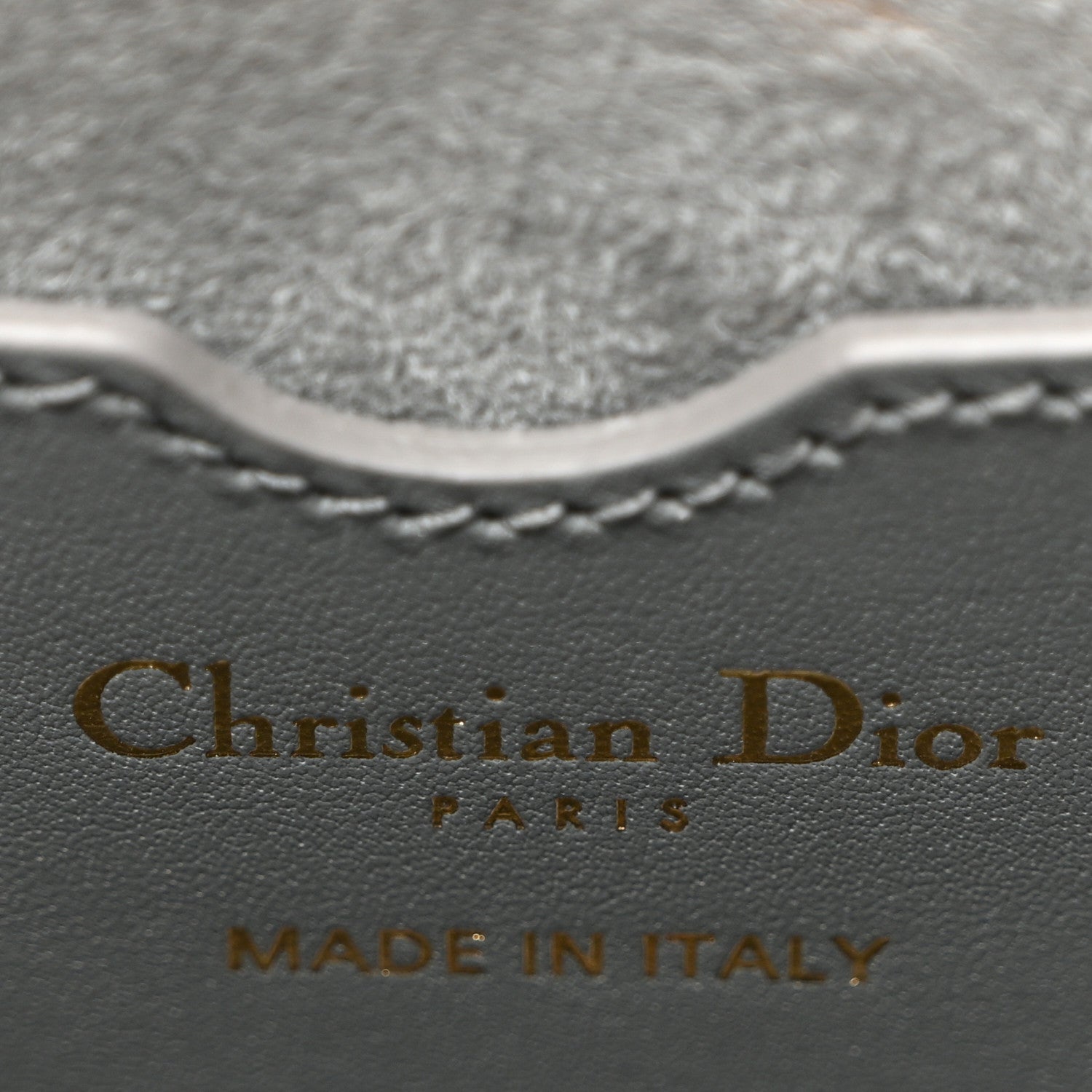 Christian Dior Box Calfskin Medium Bobby Flap Gray 6 of 9