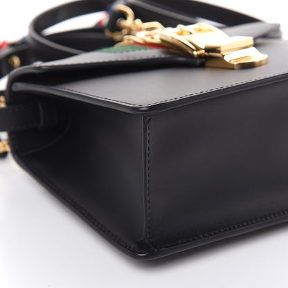 Gucci Calfskin Mini Sylvie Top Handle Bag Black 8 of 12