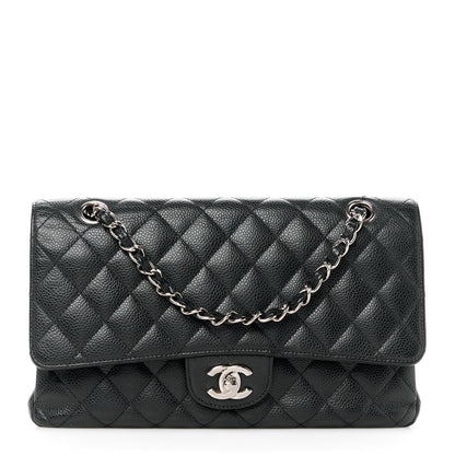 Chanel Caviar Quilted Medium Double Flap Black 1 of 11