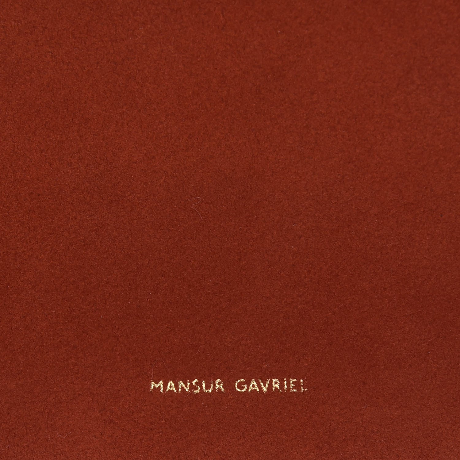 Mansur Gavriel Suede Bucket Bag Brick 7 of 14