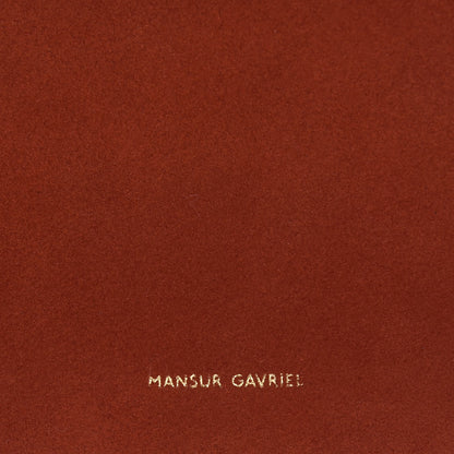 Mansur Gavriel Suede Bucket Bag Brick 7 of 14