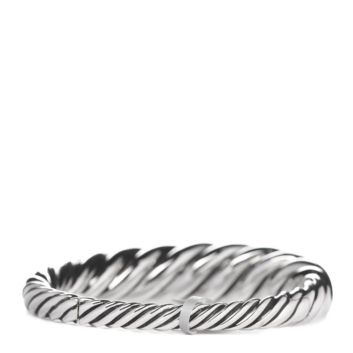 Sterling Silver 17mm Pure Form Cable Bracelet