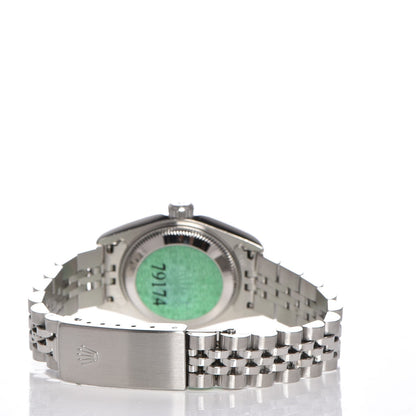 Rolex Stainless Steel 18K White Gold Diamond 26mm Oyster Perpetual Datejust Watch Pink Jubilee 69174 5 of 13
