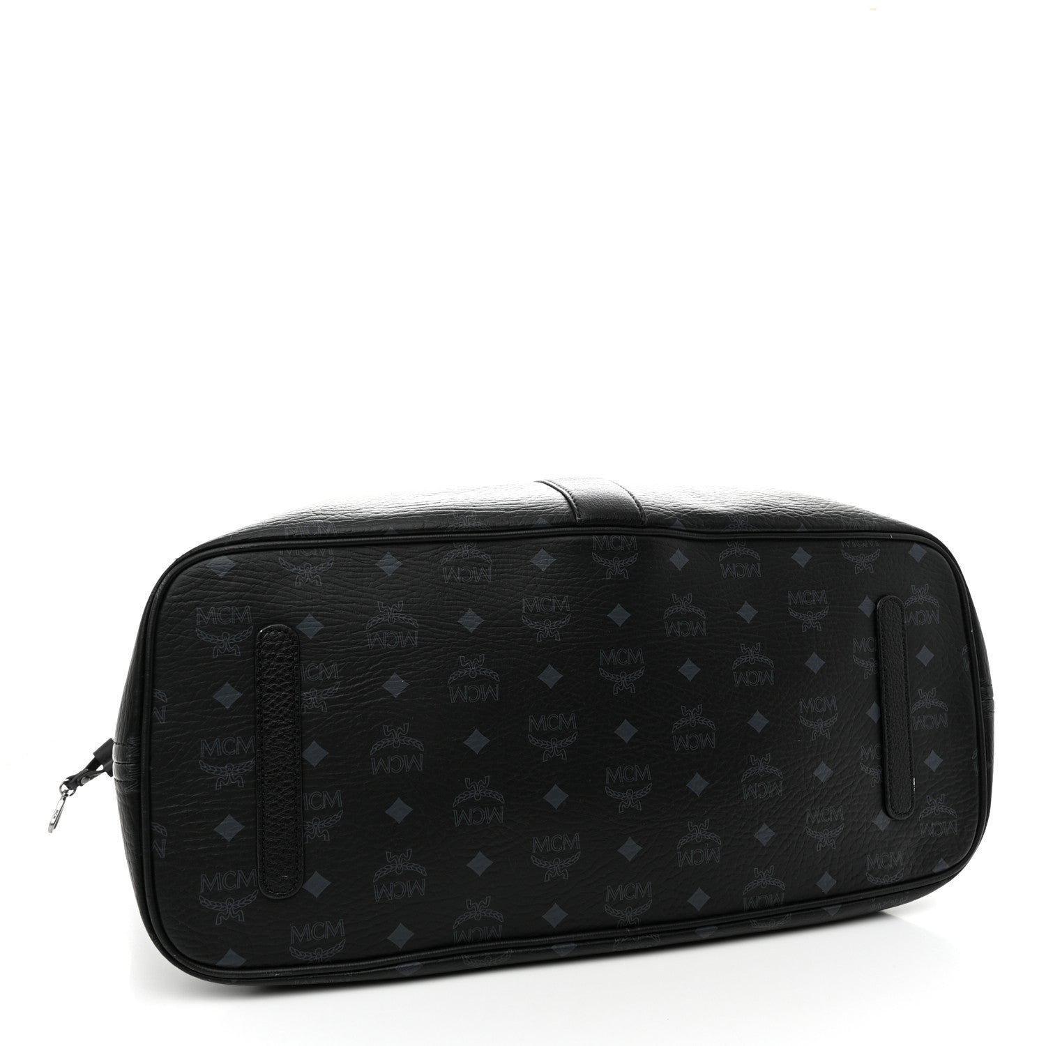 MCM Visetos Large Liz Reversible Shopper Tote Black 5 of 16