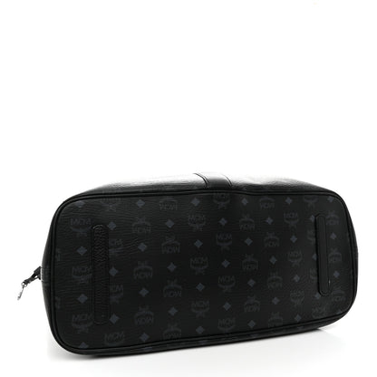 MCM Visetos Large Liz Reversible Shopper Tote Black 5 of 16