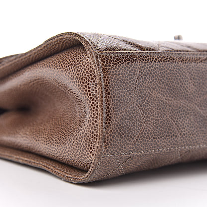 Chanel Crumpled Grained Calfskin Medium CC Crave Flap Brown 8 of 9