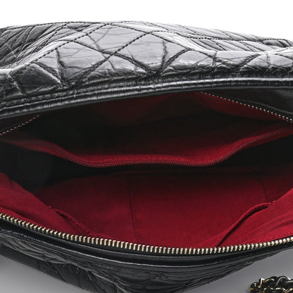 Chanel Aged Calfskin Quilted Large Gabrielle Hobo Black 6 of 13