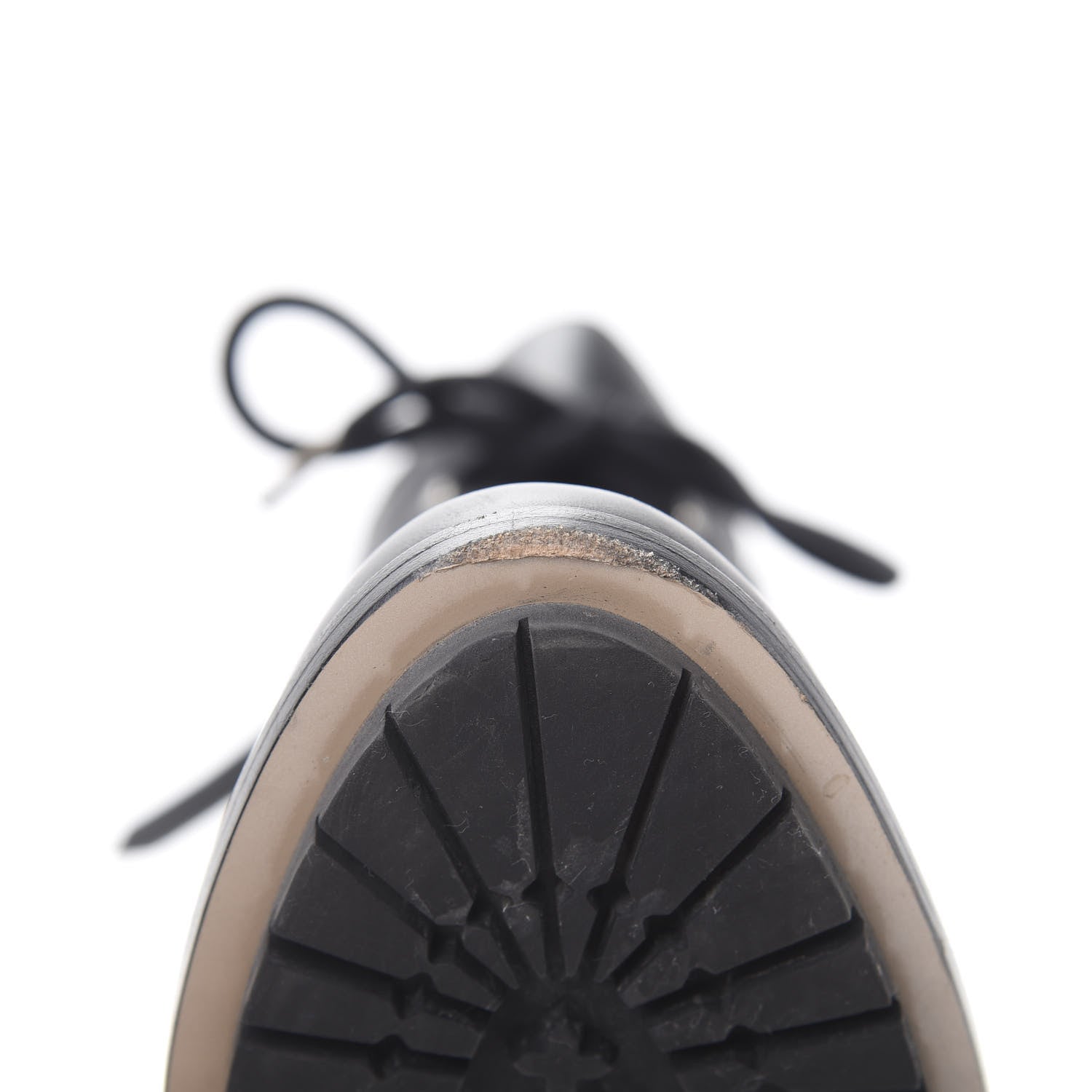 Valentino Garavani Calfskin Techno Couture Combat Boots 39 Black 8 of 9