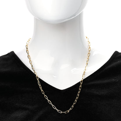 Cartier 18K Yellow Gold SM Santos De Cartier Link Necklace 22" 2 of 6