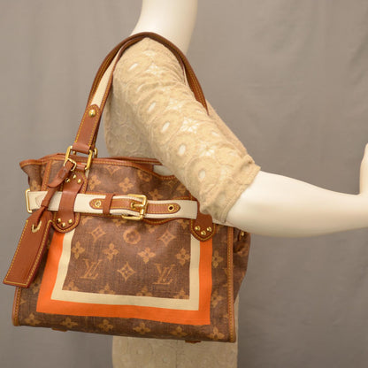 Louis Vuitton Monogram Rayures Tisse Sac PM 2 of 9