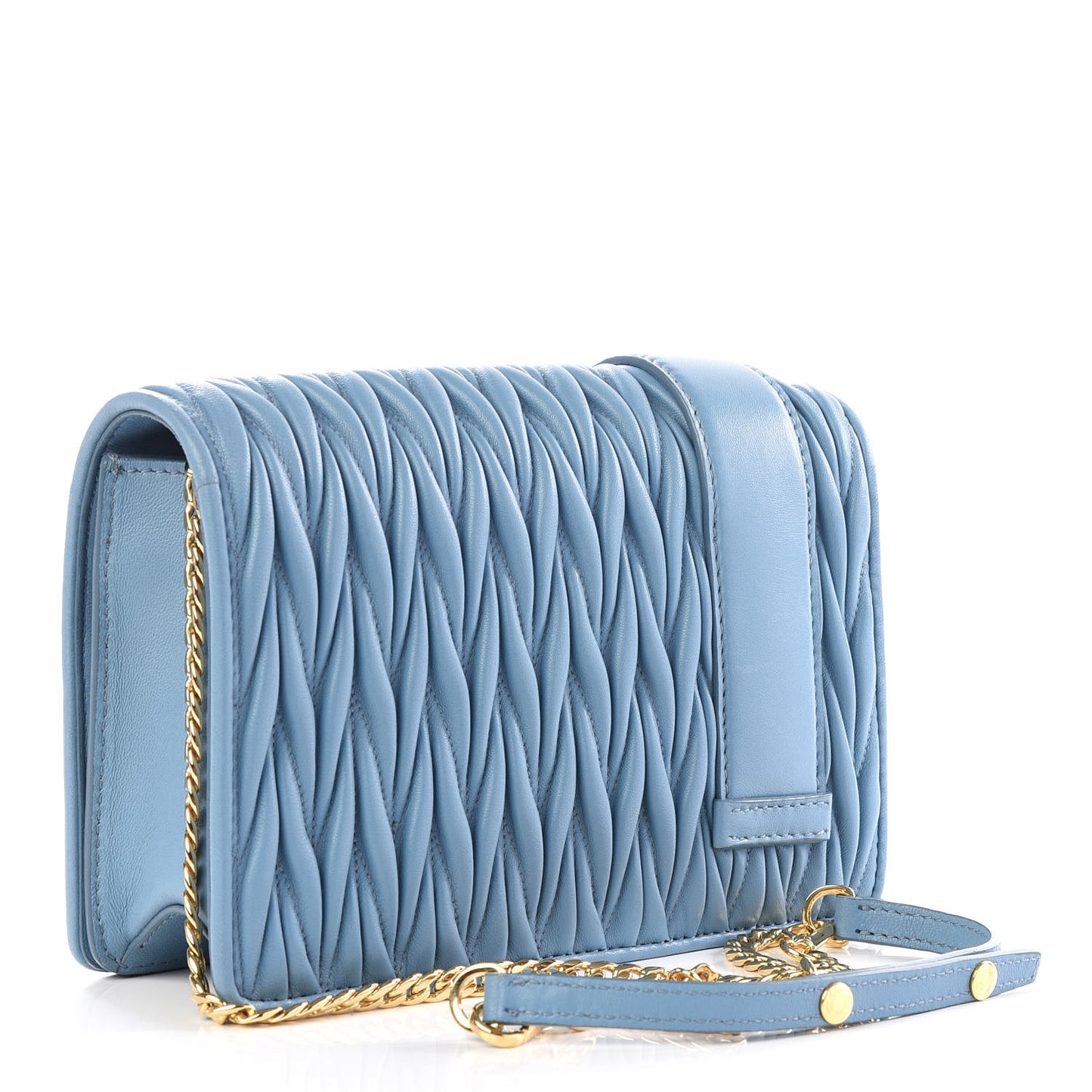 Matelasse Crystal Embellished Shoulder Bag Astrale