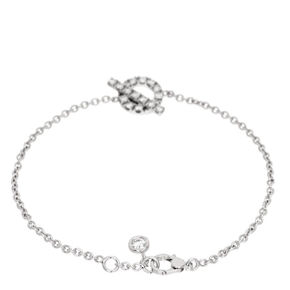 Hermes 18K White Gold Diamond Finesse Bracelet ST 2 of 4