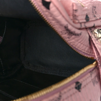 MCM Visetos Side Stud X-Mini Stark Bebe Boo Backpack Soft Pink 4 of 7
