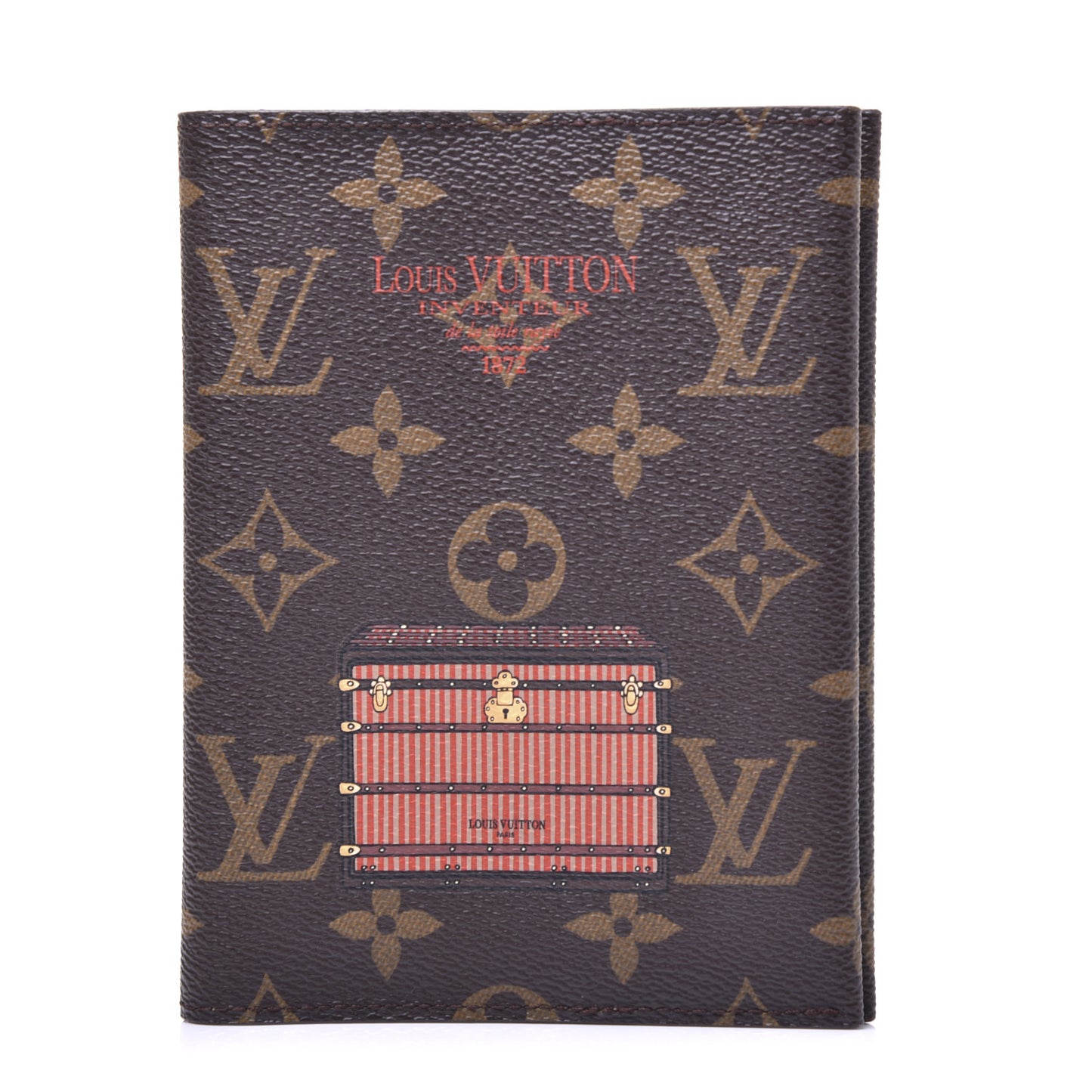 Monogram Trunks and Locks Passport Cover
