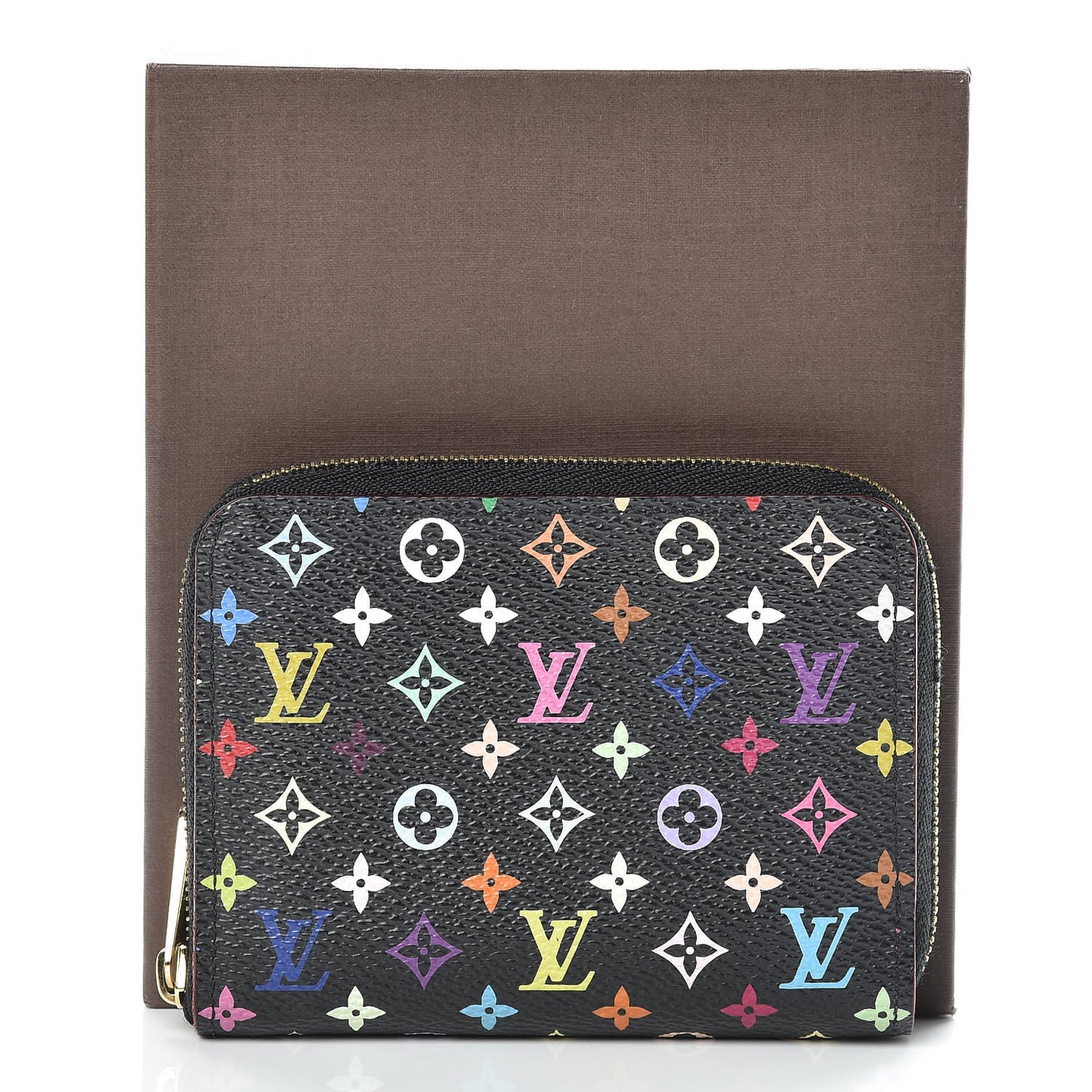 Monogram Multicolor Zippy Coin Purse Black Grenade
