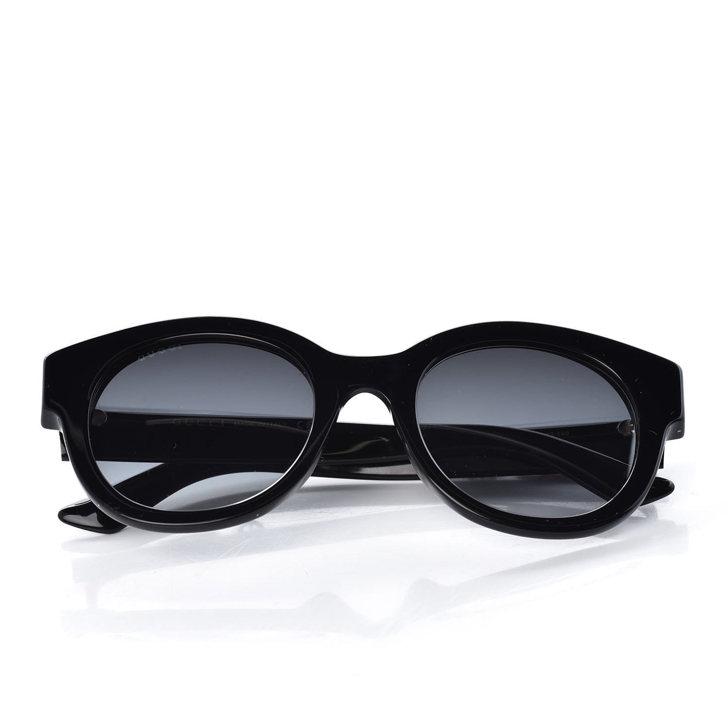 Round Frame GG Star Sunglasses GG0207S Black