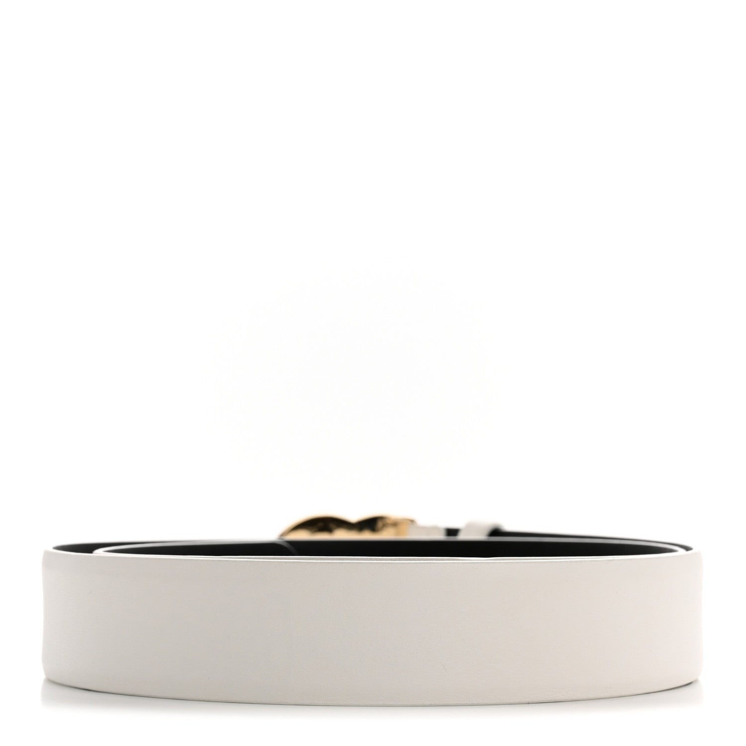 Chanel Calfskin Enamel CC Belt 80 32 White 2 of 7