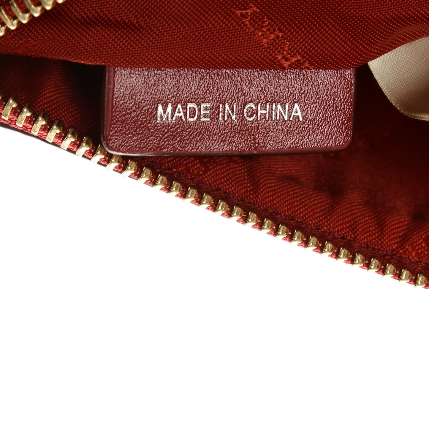 Haymarket Check Small Peyton Crossbody Clutch Bag Military Red