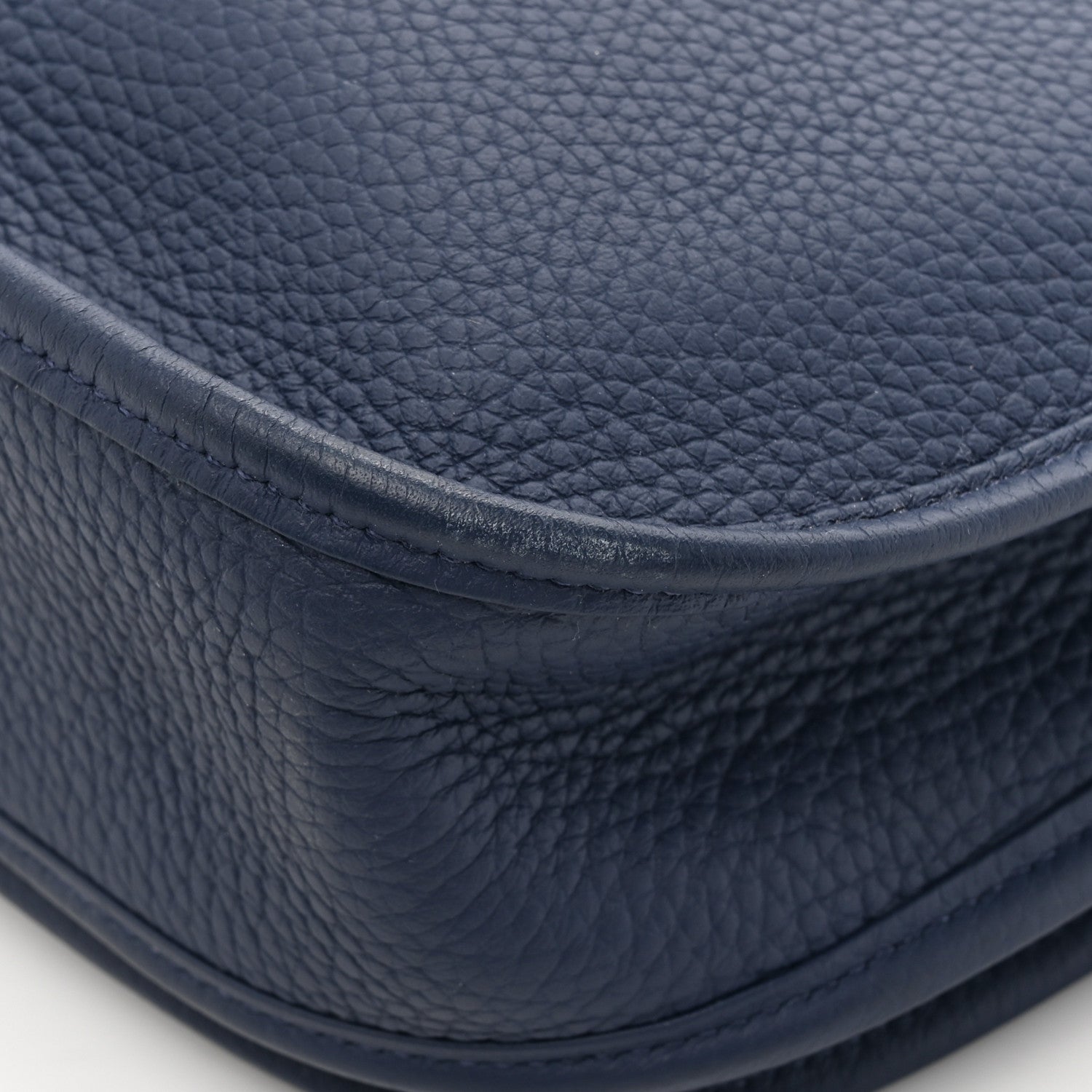 Hermes Taurillon Clemence EVELYNE III PM Deep Blue 11 of 11