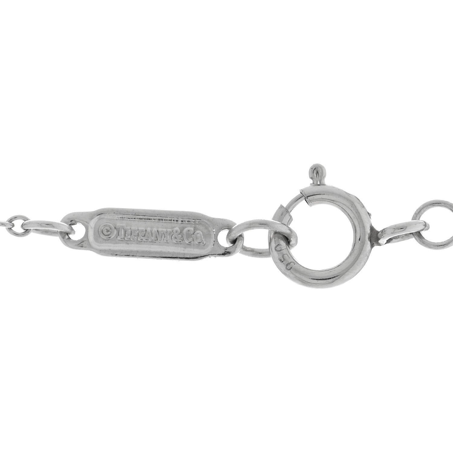 Tiffany Platinum Diamond Soleste Pendant Necklace 4 of 5