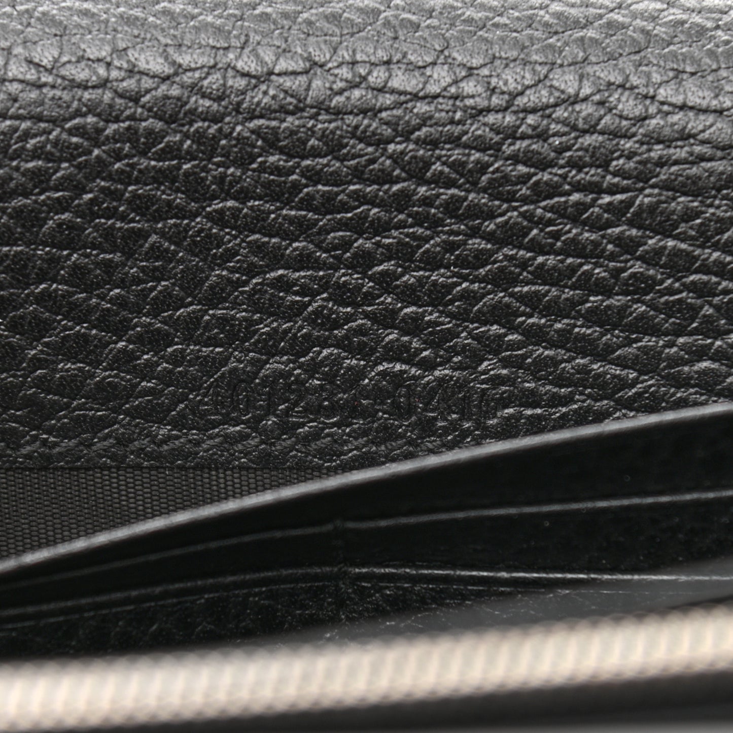 Calfskin Mini Dionysus Chain Wallet Black