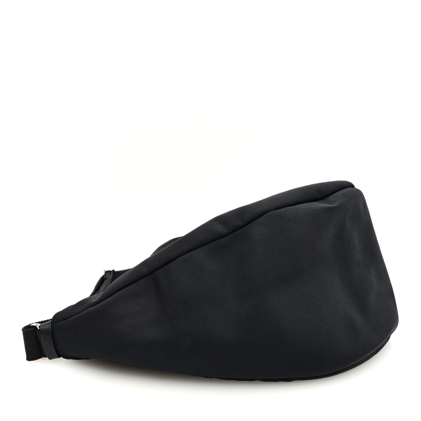 Nylon Small Slouchy Banana Bag Black