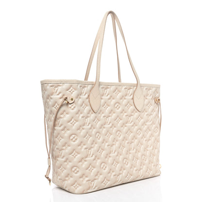 Louis Vuitton Empreinte Monogram Summer Stardust Neverfull MM Beige Clair 4 of 10