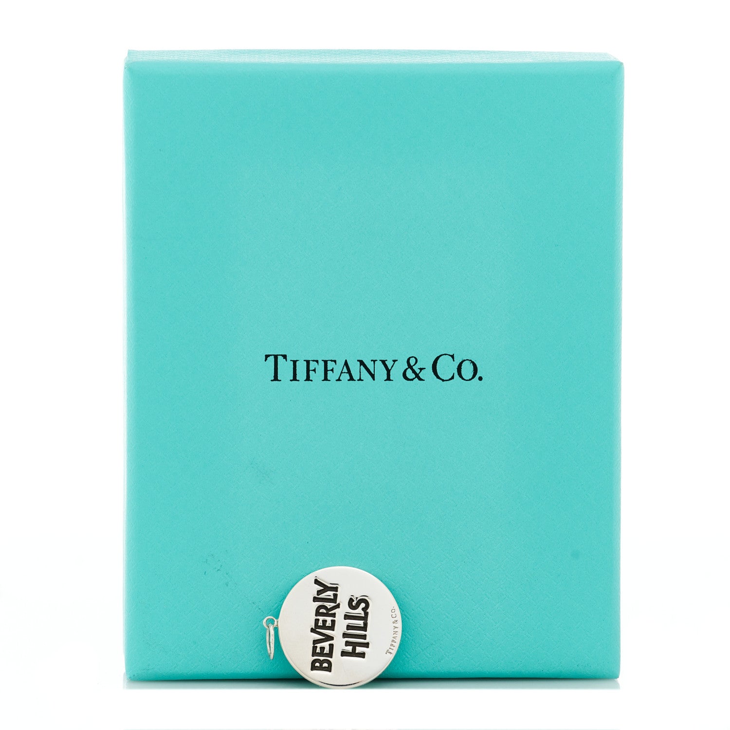 Tiffany Sterling Silver Beverly Hills Round Charm 4 of 4