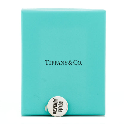 Tiffany Sterling Silver Beverly Hills Round Charm 4 of 4